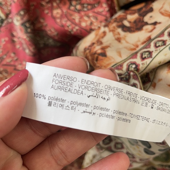 ZARA REVERSIBLE PRINTED KIMONO - Picture 16 of 16